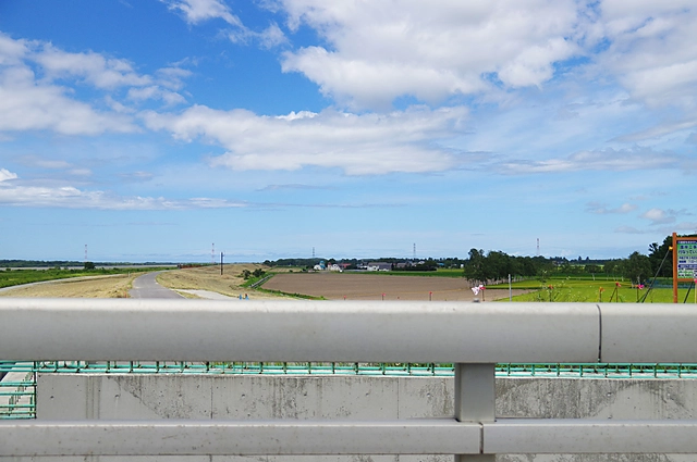 Blue Sky in Tobetsu, Hokkaido