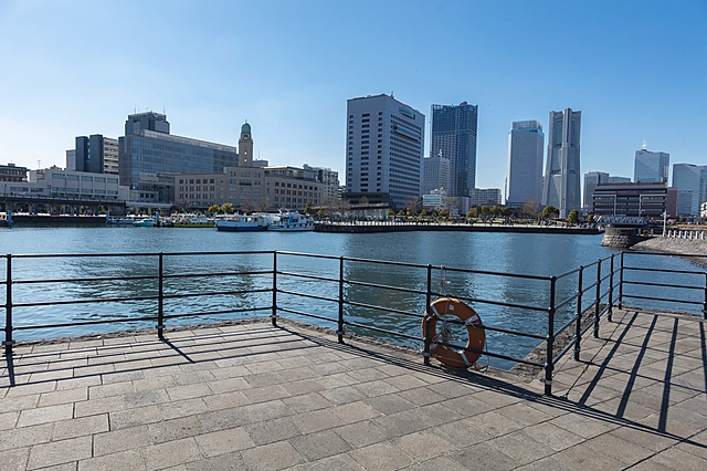 Paisaje desde el rompeolas Zounohana de Yokohama | Prefectura de Kanagawa