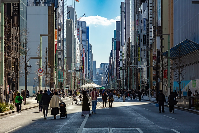 Chuo-dori Pedestrian Paradise | Tokyo | Ginza