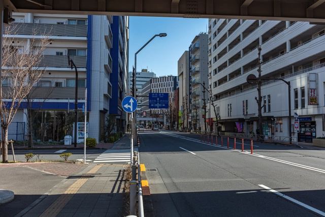 甲州街道と京王線高架｜東京都府中市