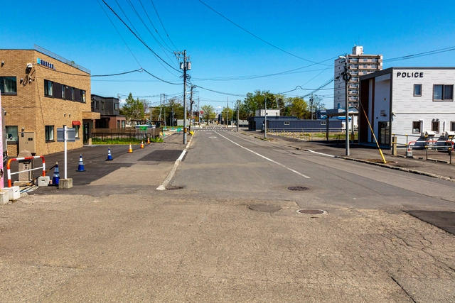 Calle frente a la estación de Shinoro | Hokkaido